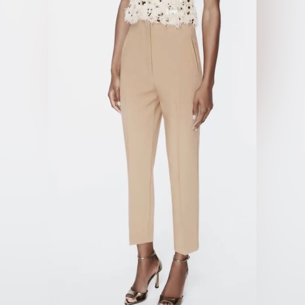 Two pair of Zara high waisted trousers (Medium)